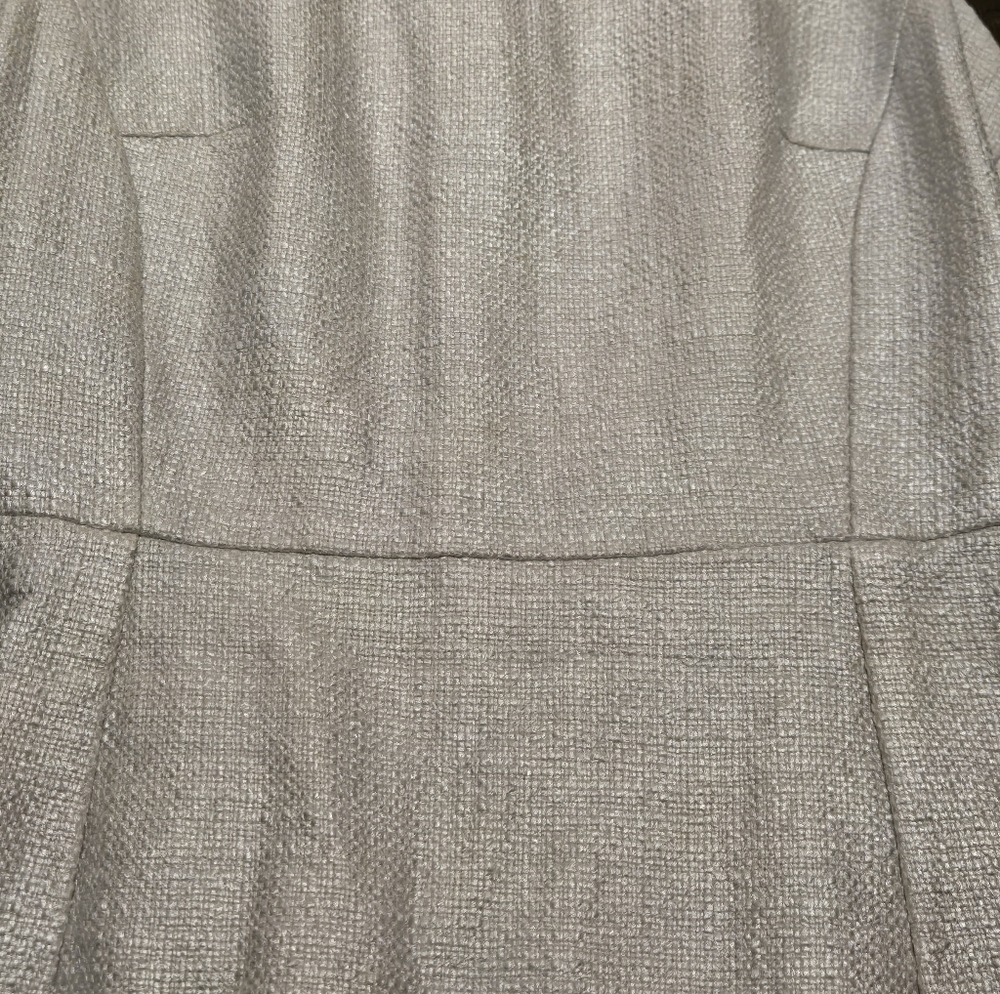 French Connection Silver Metallic Sundae Mini Dress - Picture 6 of 7